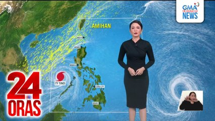 Bagyong Tino, tuloy tuloy na ang paglayo palabas ng PAR; Bagyo sa labas ng PAR, may tsansang tumama sa Northern o Central Luzon sa susunod na linggo | 24 Oras