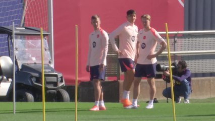 Barcelona Complete Final Training Session Before Champions League Clash Against Club Brugge