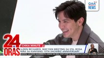 Alden Richards, may fan meeting sa Sta. Rosa para sa kanyang 15th showbiz anniversary | 24 Oras