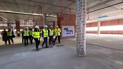 Alfonso Fernández Mañueco visita las obras del nuevo hospital de Aranda de Duero