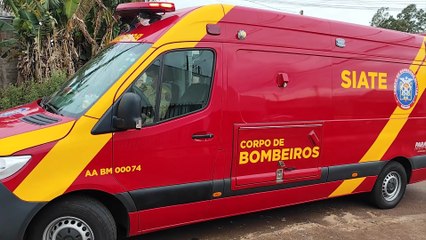 Parede desaba em trabalhador no Bairro Morumbi; Siate é acionado