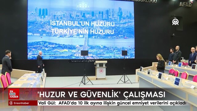 Vali Gül, AFAD’da kentin 2025 yılının ilk 10 ayına ilişkin güncel emniyet verilerini açıkladı