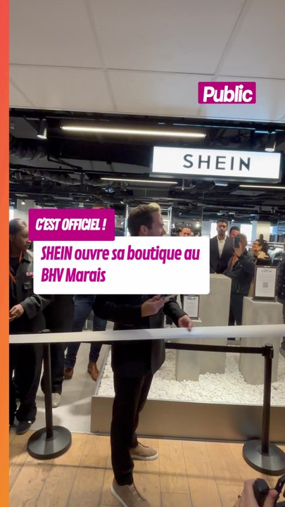 Ouverture de la boutique SHEIN au BHV Marais