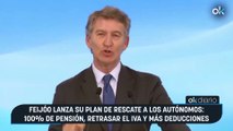 Feijóo lanza su plan de rescate a los autónomos: 100% de pensión, retrasar el IVA y más deducciones