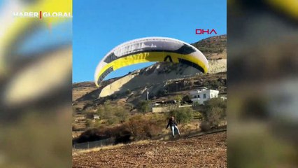 Batman semalarında ayran keyfi: Yamaç paraşütünde renkli anlar