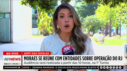 Alexandre de Moraes se reúne com entidades em audiência da ADPF das Favelas