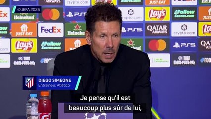 Atlético - Simeone : "Giuliano est beaucoup plus sûr de lui, beaucoup plus confiant"