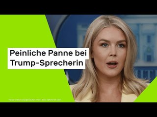 Karoline Leavitt: Schlimmer Verdacht - peinliche Panne bei Trump-Sprecherin