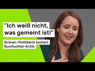 Ricarda Lang: "Ich weiß nicht, was gemeint ist!" Grünen-Politikerin kontert Rumfuchtel-Kritik