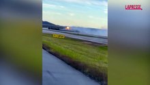 Usa, aereo cargo Ups esplode durante il decollo a Louisville