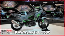 Kawasaki Kle500, anteprima a Eicma per l'adventure da strada e off-road