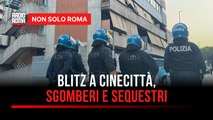 Blitz a Cinecittà sgomberati e sequestrati gli appartamenti occupati dai “latinos” dell’ex hotel Cinecittà