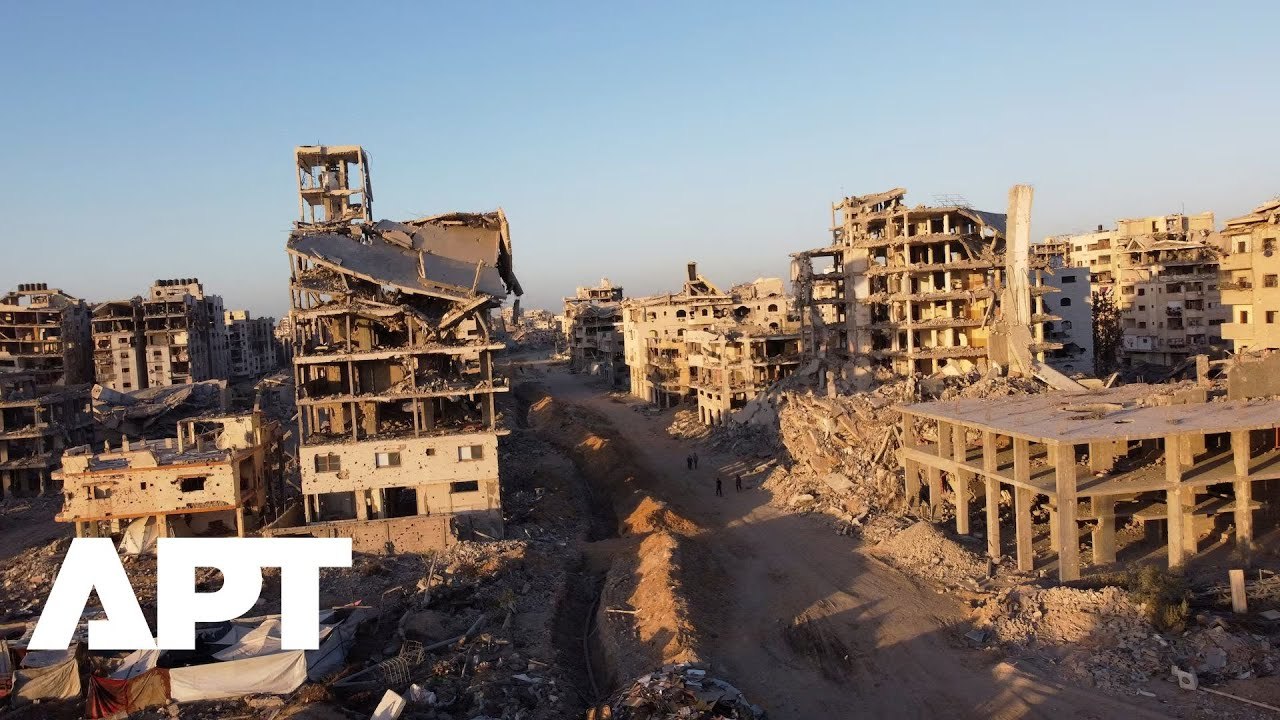 Drone Bird’s-Eye View Reveals Gaza City Destruction Scale | APT