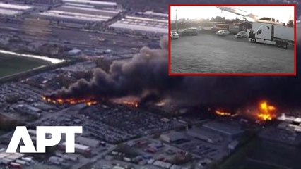 CCTV Footage Shows Moment of Cargo Plane Crash That Killed 7 in Kentucky | APT