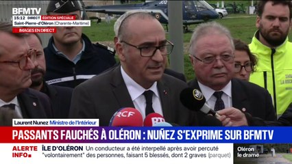 Personnes volontairement percutées sur l’île d’Oléron: Laurent Nuñez évoque "un périple de 35 minutes" du suspect