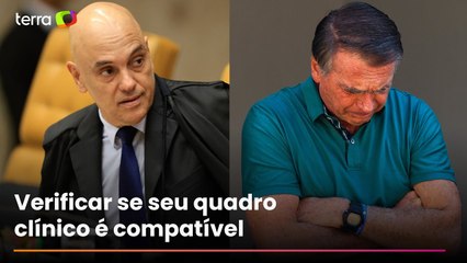 Governo do DF pede a Moraes avaliação médica para saber se Bolsonaro pode ficar na Papuda