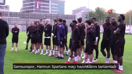 Samsunspor, Hamrun Spartans maçına hazır