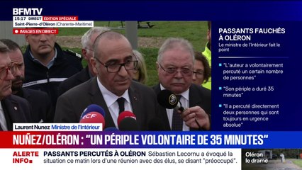 Oléron: "C'est à la justice de se prononcer" quant au caractère terroriste ou non des faits rappelle Laurent Nuñez