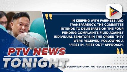 Sen. Ejercito vows to uphold integrity of Committee on Ethics and Privileges amid numerous complaints vs several senators