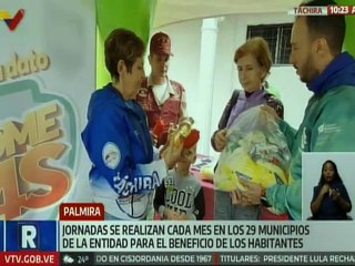 INN benefició a familias tachirenses con entrega de alimentos, vitaminas y atención nutricional