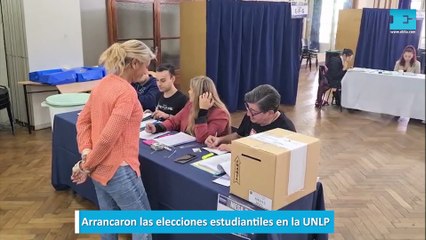 Arrancaron las elecciones estudiantiles en la UNLP