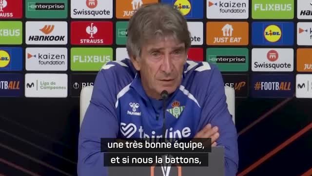 Real Betis - Pellegrini avant de défier Lyon : Nous allons affronter une très bonne équipe