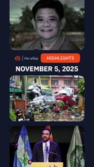 Today’s headlines: Carlos Loria, Typhoon Tino, Zohran Mamdani | The wRap | November 5, 2025