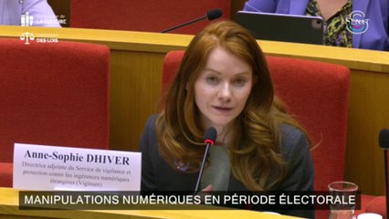"La menace informationnelle constitue désormais une menace permanente", souligne Anne-Sophie Dhiver