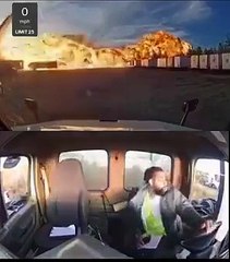 Dash cam video shows UPS plane crash in Louisville, Kentucky