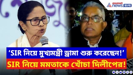 ‘SIR নিয়ে মুখ্যমন্ত্রী ড্রামা শুরু করেছেন!’ SIR ইস্যুতে ফের মমতাকে খোঁচা দিলীপের