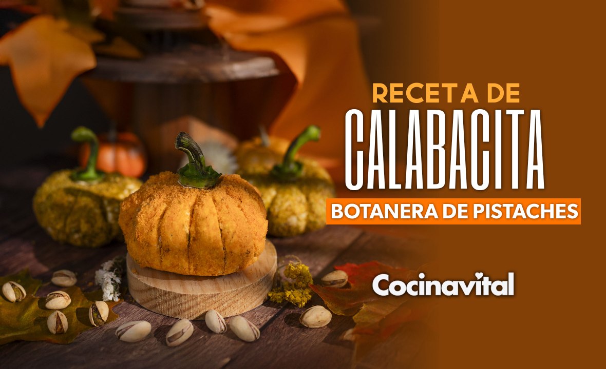 Receta de calabacita botanera de pistache