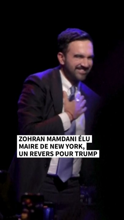 Zohran Mamdani élu maire de New York, un revers pour Trump