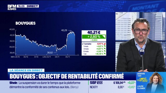 Bouygues salué sur sa publication - 05/11