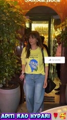 Bollywood Actress Aditi Rao Hydari Spotted at Bandra Mumbai 🌹🔥♥️
