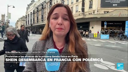 Informe desde París: entre filas y protestas por la apertura de tienda física de Shein