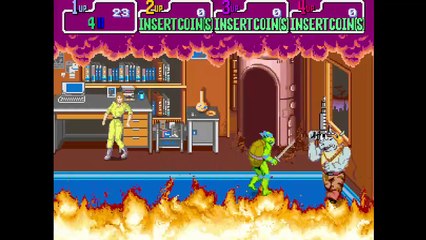 K2R2 Gameplay: Teenage Mutant Ninja Turtles (Arcade)