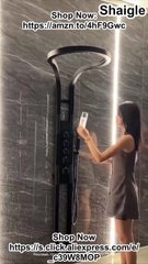 Wall Mounted Waterfall Rainfall Shower System with Temperature Display & Luxury Spa Experience