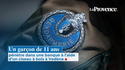 Un garçon de 11 ans pénètre dans une banque à l’aide  d’un ciseau à bois à Vedène