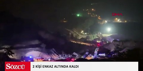 Ordu'da taş ocağında göçük meydana geldi; 2 kişi enkaz altında kaldı