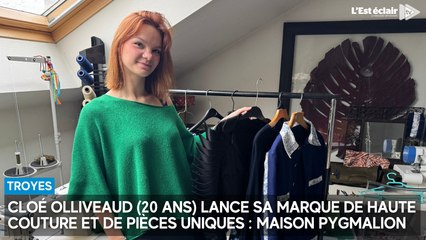 La Troyenne Cloé Olliveaud lance sa marque de haute couture et de pièces uniques : Maison Pygmalion