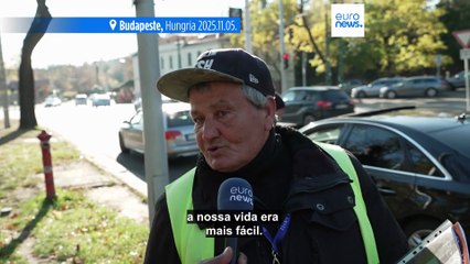 Húngaros têm cada vez menos dinheiro para ajudar pessoas em situação de sem-abrigo