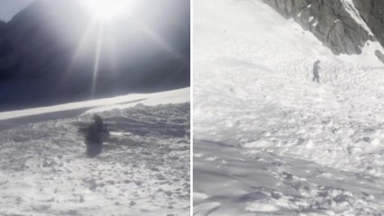 È questa la montagna degli alpinisti italiani dispersi, le prime immagini girate dopo la valanga che li ha travolti