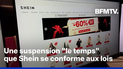 Le gouvernement va “suspendre” la plateforme en ligne Shein en France après la multiplication des polémiques
