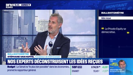 Bullshitomètre : "Le Private Equity se démocratise" - FAUX répond Stéphane Van Huffel - 05/11