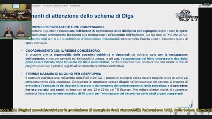 Roma - Regimi amministrativi per la produzione di energia da fonti rinnovabili (05.11.25)