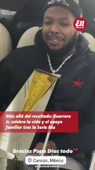 Más allá del resultado: Vladimir Jr. celebra la vida junto a su familia tras la Serie Mundial