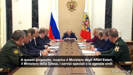 Russia, Putin ordina di avviare preparativi per nuovi test nucleari