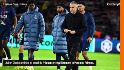 Jeanne Herry avec son fils au match PSG-Bayern Munich, Antoine est le portrait craché de Julien Clerc
