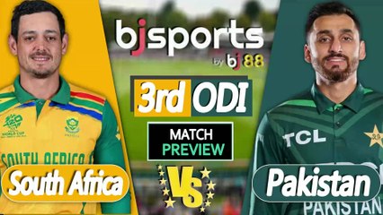 Pakistan vs South Africa 2025 | PAK vs SA 3rd ODI Match Preview |