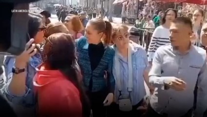 Man Arrested After Mexican President Claudia Sheinbaum Is Sexually Assaulted as She Talks to Crowds in Mexico City